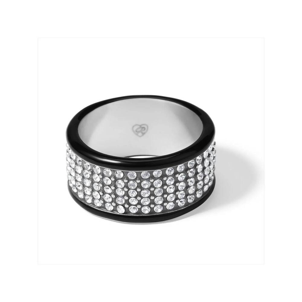 NEW BRIGHTON women's meridian ring in black